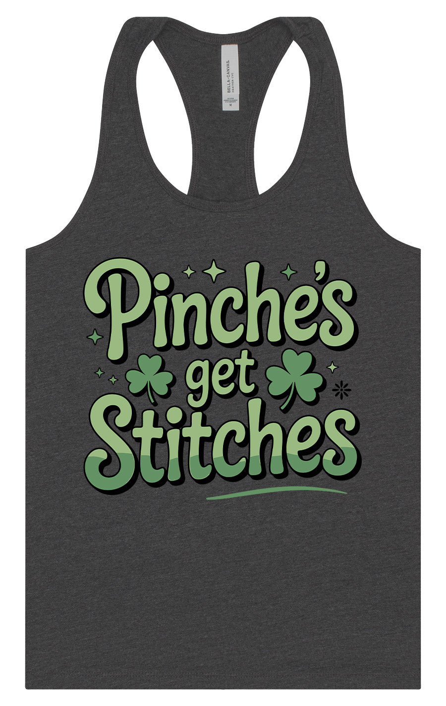 Pinches Get Stitches Women's Racerback Tank