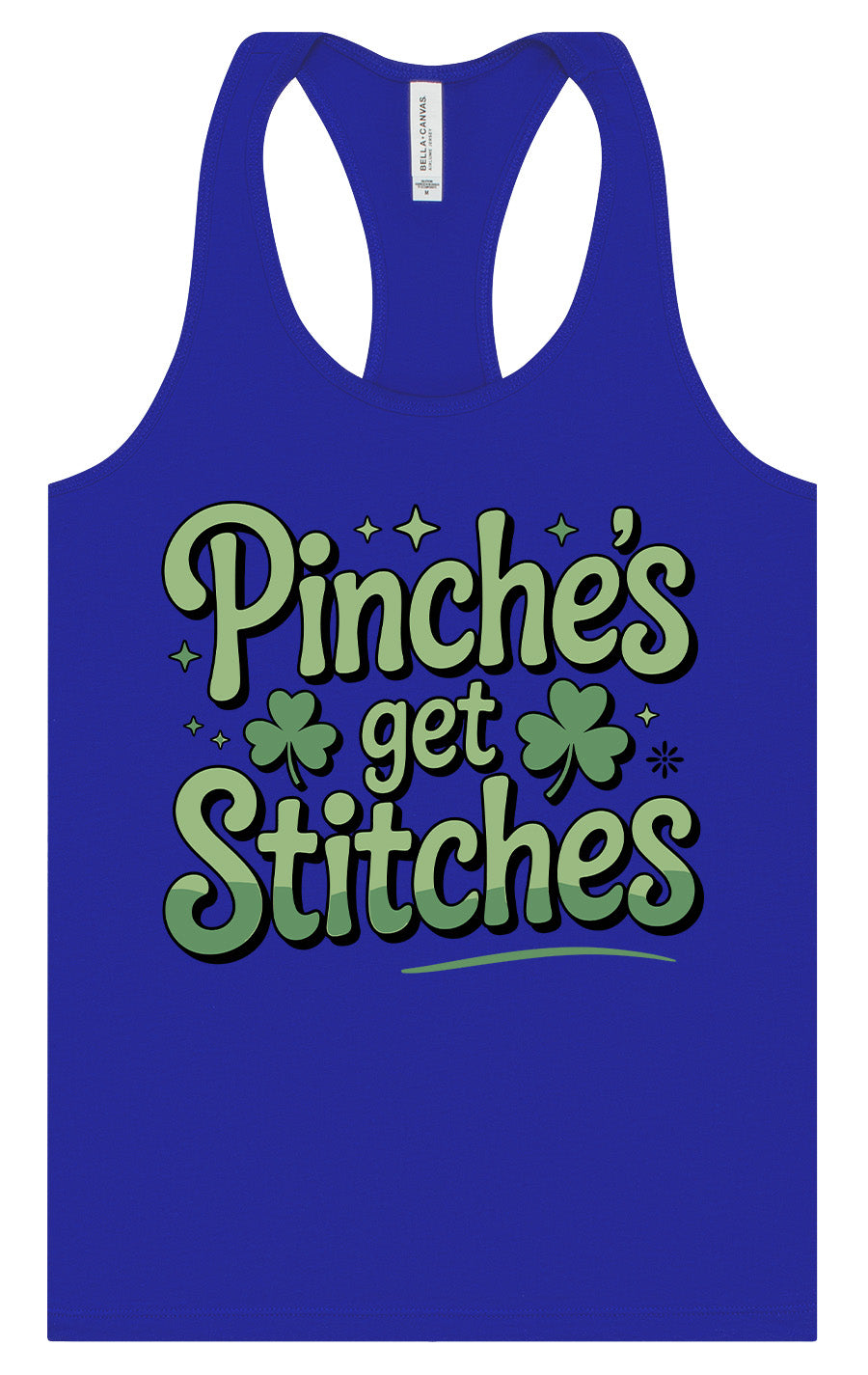 Pinches Get Stitches Women's Racerback Tank
