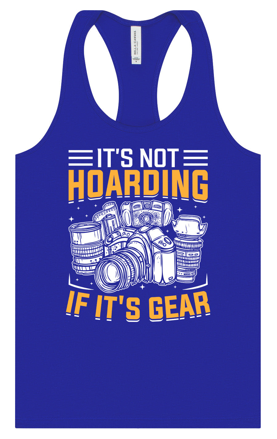 Photography Not Hoarding, It's Gear Women's Racerback Tank