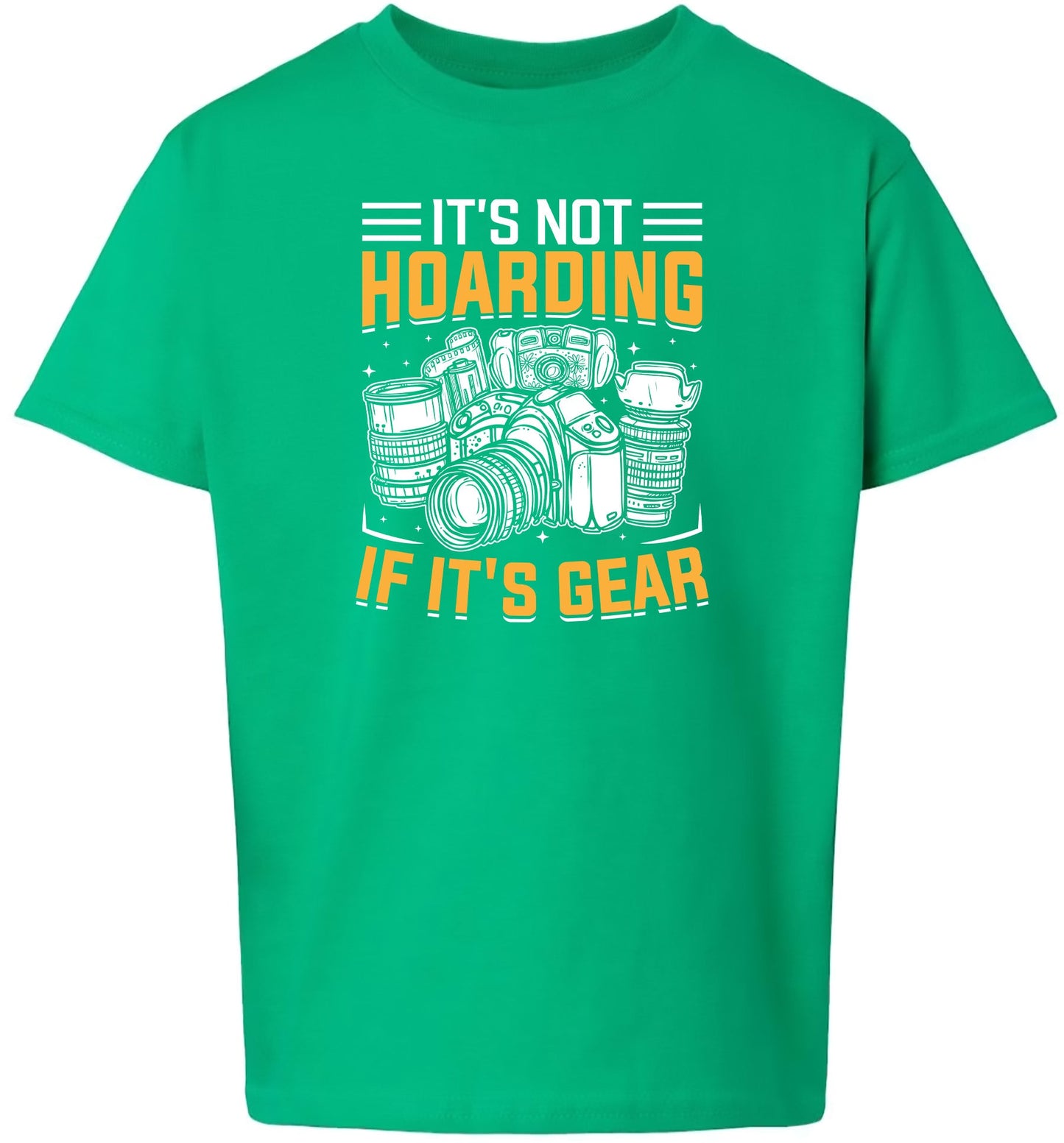 Photography Not Hoarding, It's Gear Children's Gildan Soft Shirt