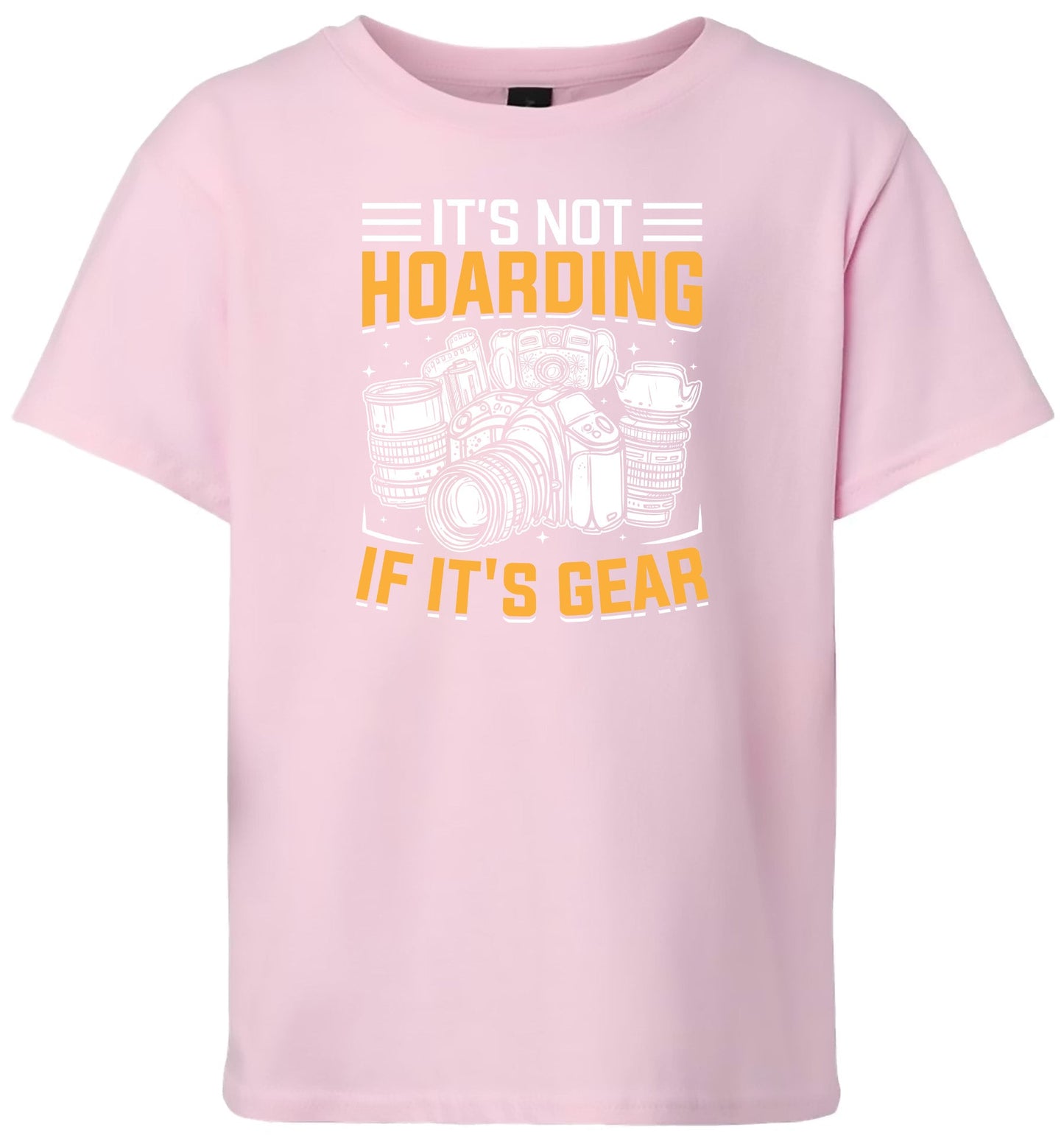 Photography Not Hoarding, It's Gear Children's Gildan Soft Shirt