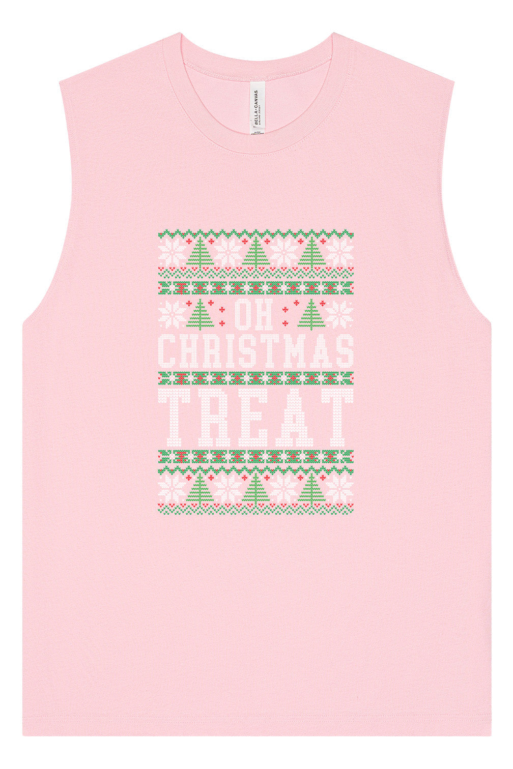 Sweater Style Oh Christmas Treat Muscle Tank