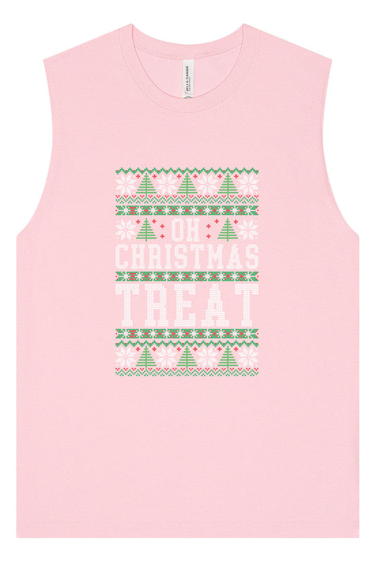 Sweater Style Oh Christmas Treat Muscle Tank