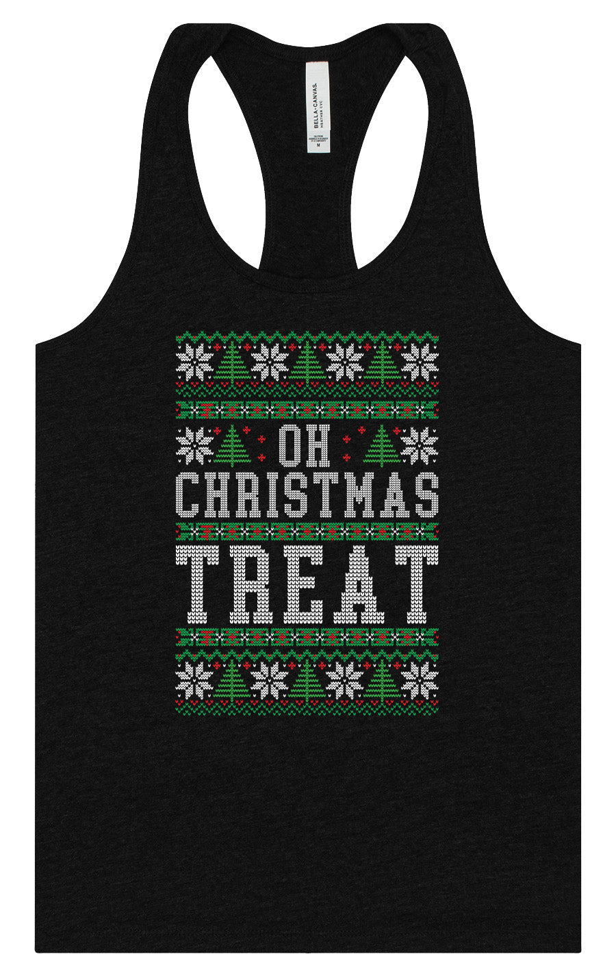 Sweater Style Oh Christmas Treat Women's Racerback Tank