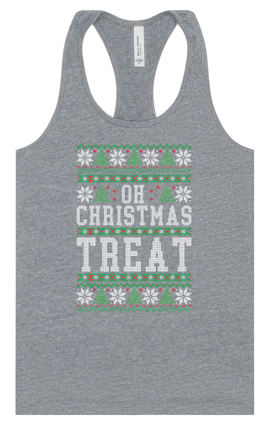 Sweater Style Oh Christmas Treat Women's Racerback Tank