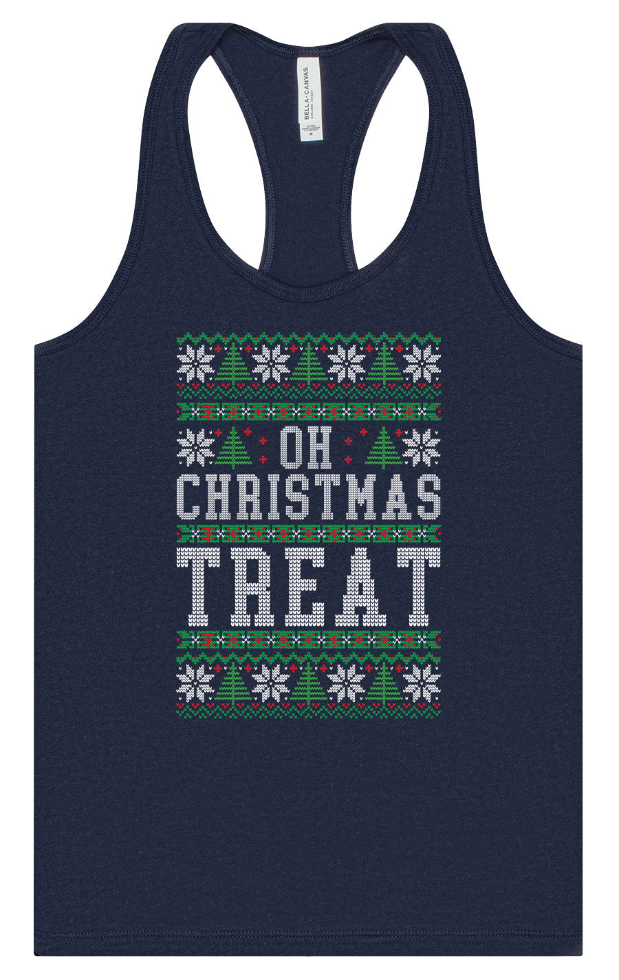 Sweater Style Oh Christmas Treat Women's Racerback Tank