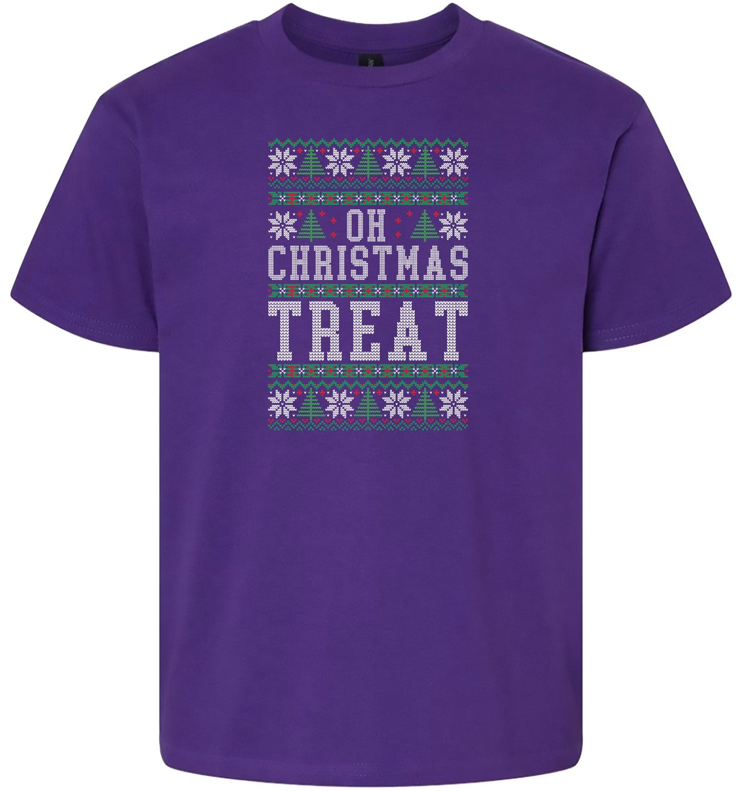 Sweater Style Oh Christmas Treat Children's Gildan Soft Shirt