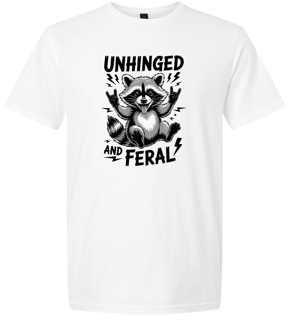 Unhinged and Feral Adult Gildan Soft Shirt