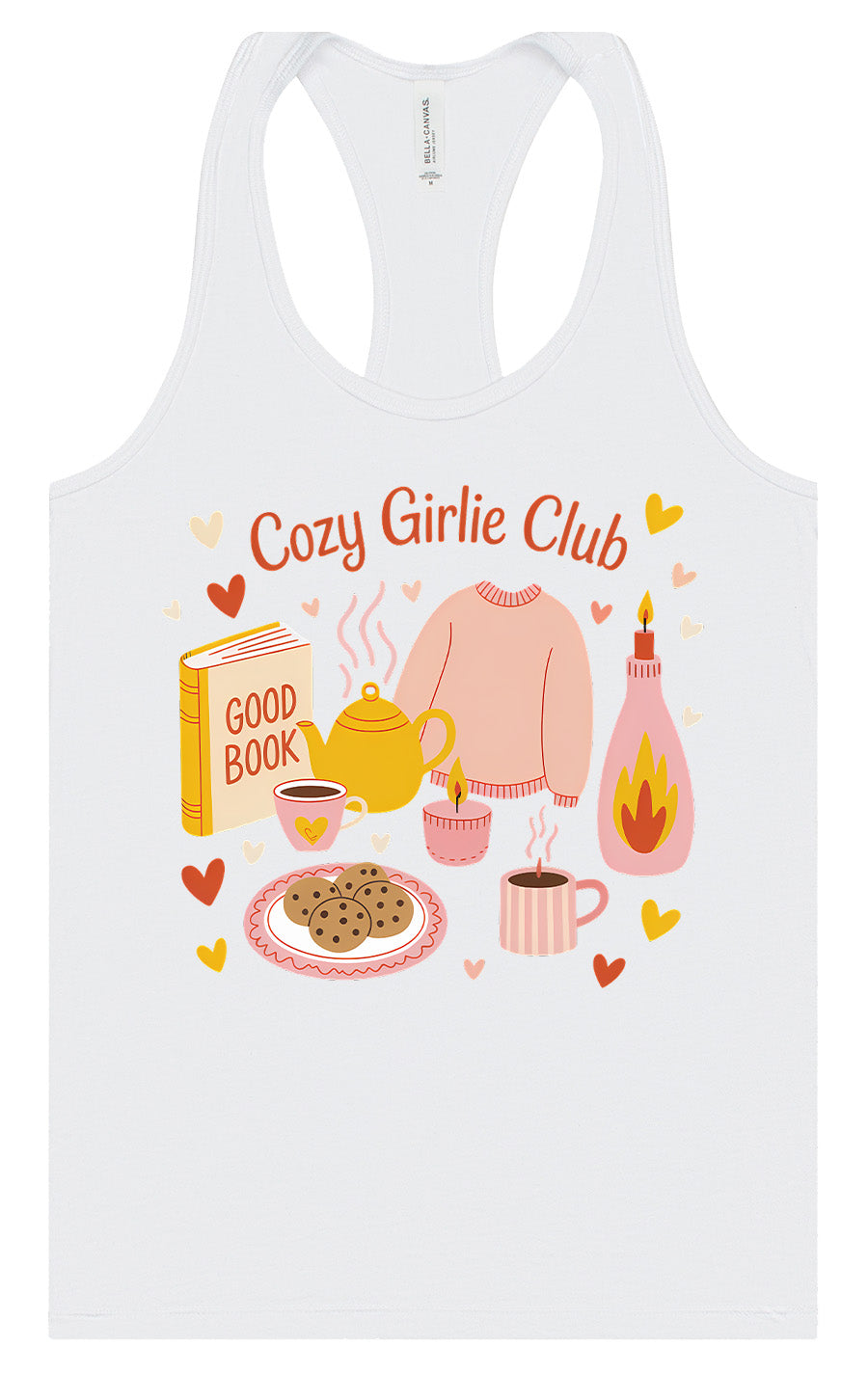 Cozy Girlie Club Women's Racerback Tank