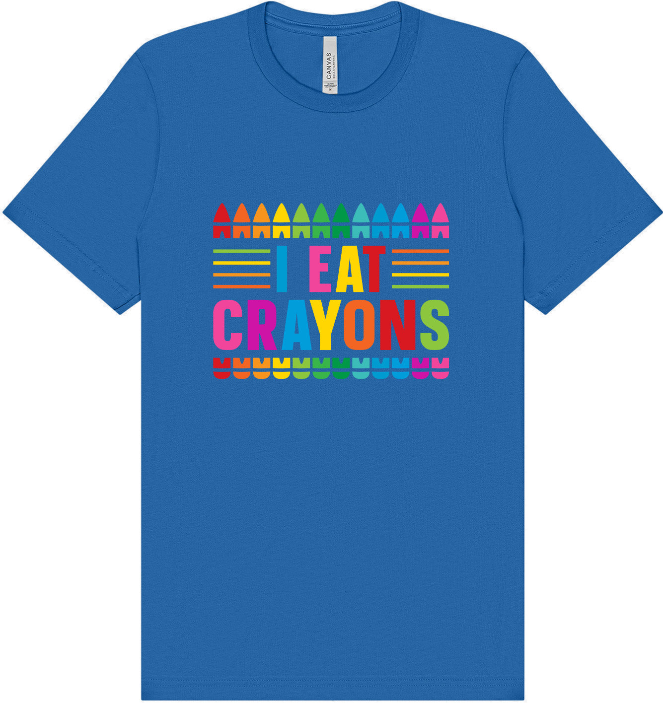 I Eat Crayons Adult Bella Canvas Shirt