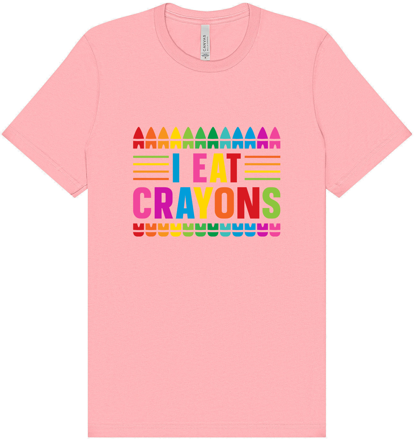 I Eat Crayons Adult Bella Canvas Shirt