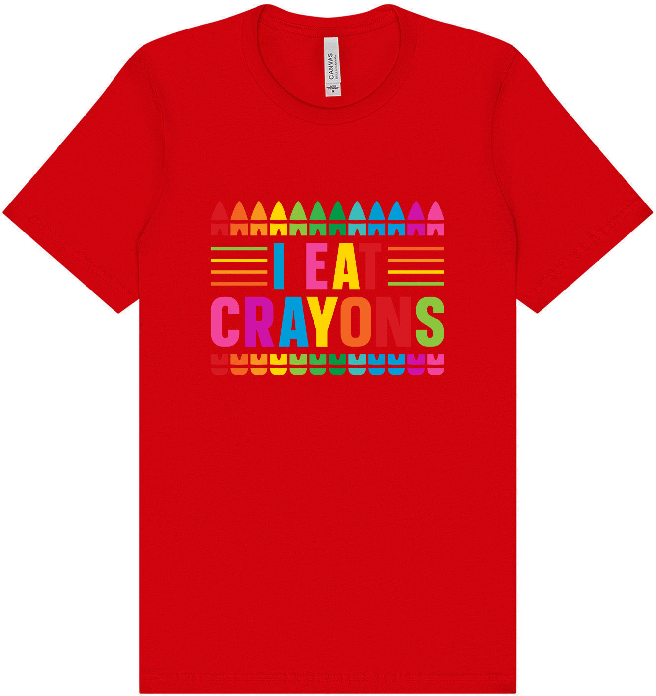 I Eat Crayons Adult Bella Canvas Shirt