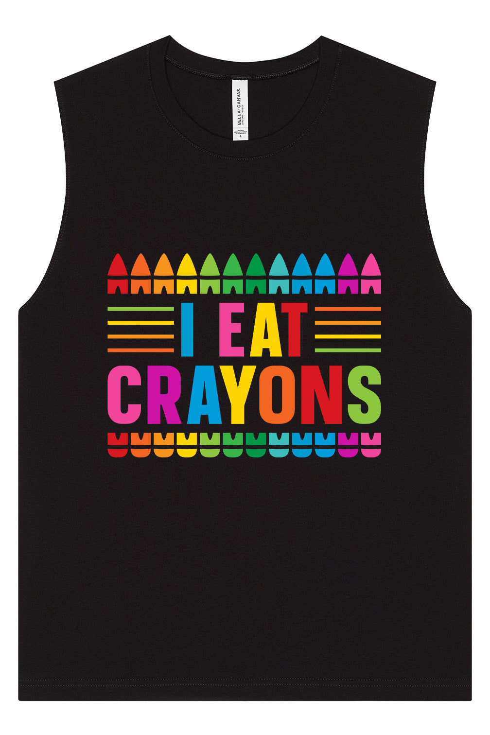 I Eat Crayons Muscle Tank