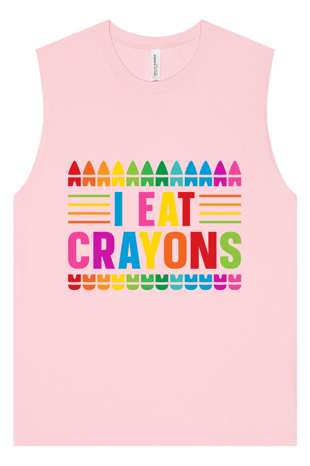 I Eat Crayons Muscle Tank