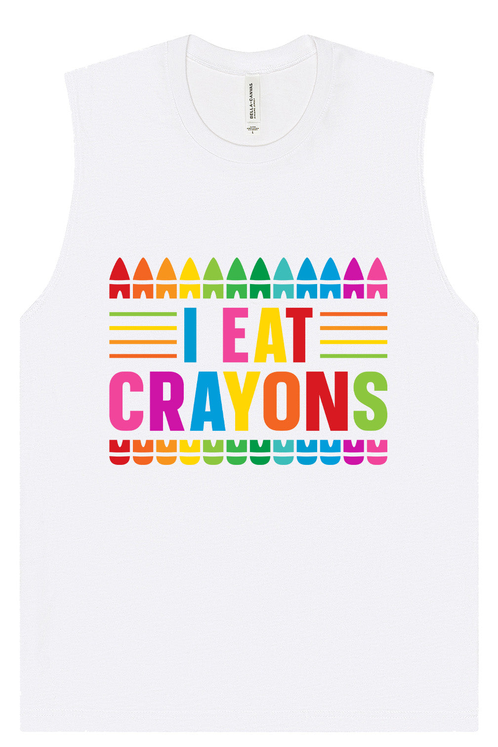 I Eat Crayons Muscle Tank