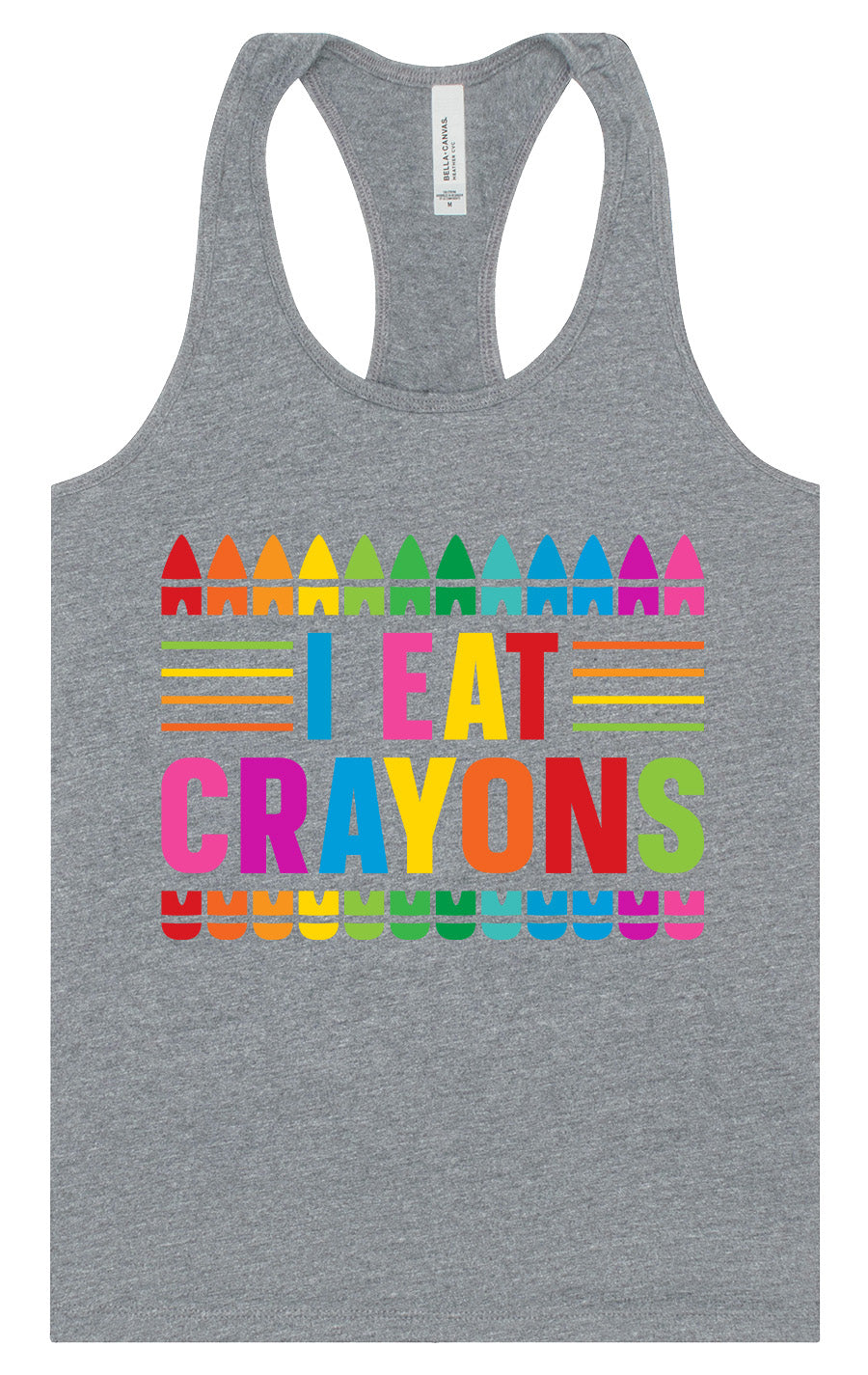 I Eat Crayons Women's Racerback Tank