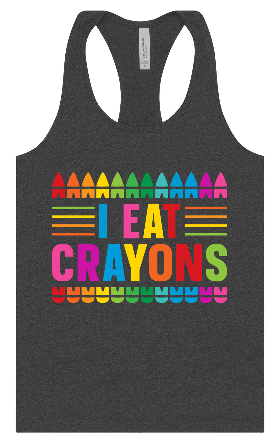 I Eat Crayons Women's Racerback Tank