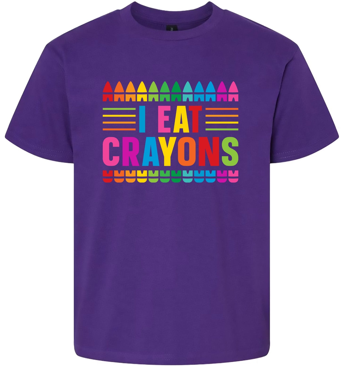 I Eat Crayons Children's Gildan Soft Shirt