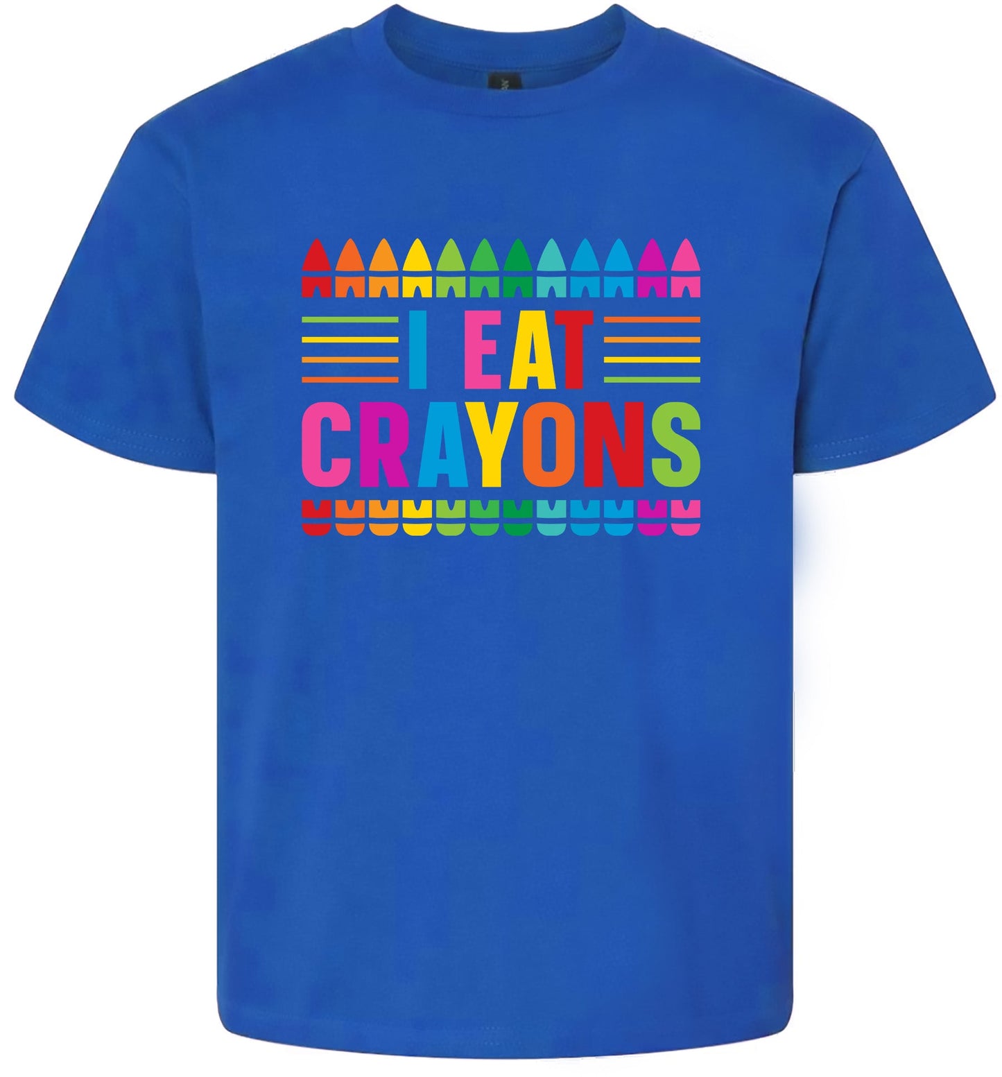I Eat Crayons Children's Gildan Soft Shirt