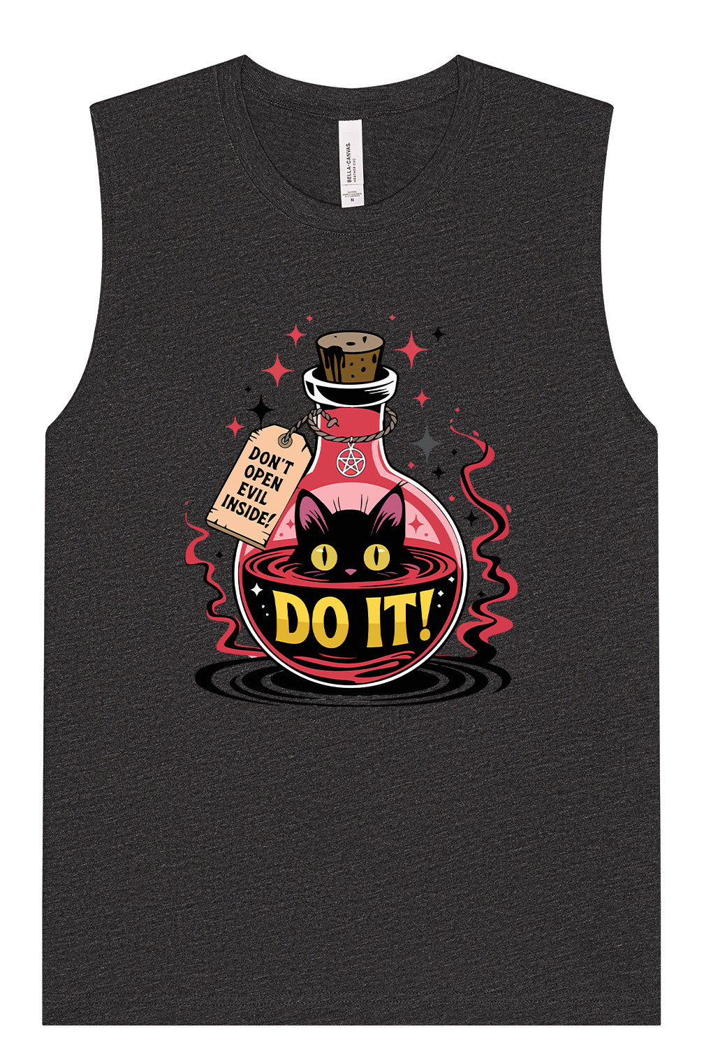Black Cat Says Do It Muscle Tank