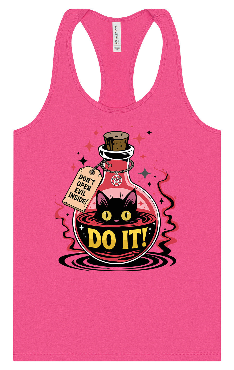 Black Cat Says Do It Women's Racerback Tank
