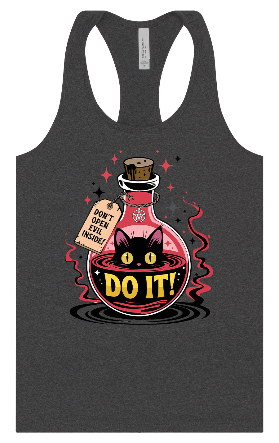 Black Cat Says Do It Women's Racerback Tank
