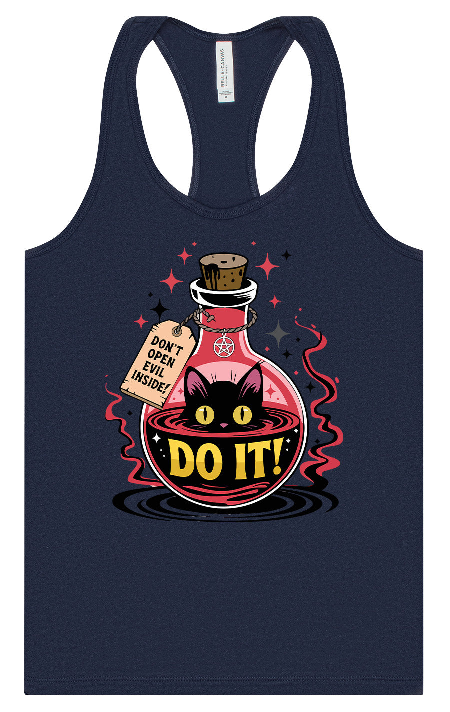 Black Cat Says Do It Women's Racerback Tank