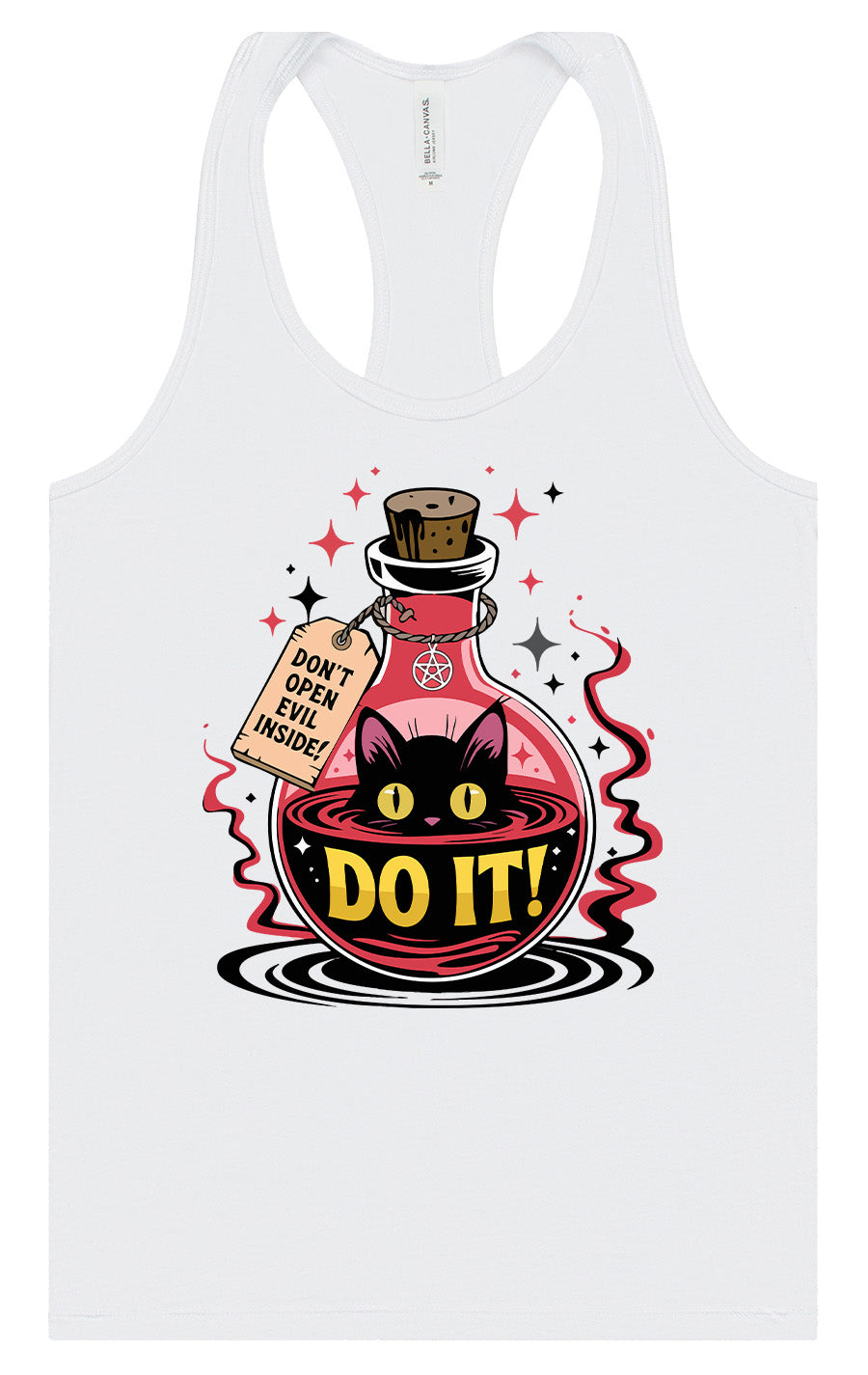 Black Cat Says Do It Women's Racerback Tank