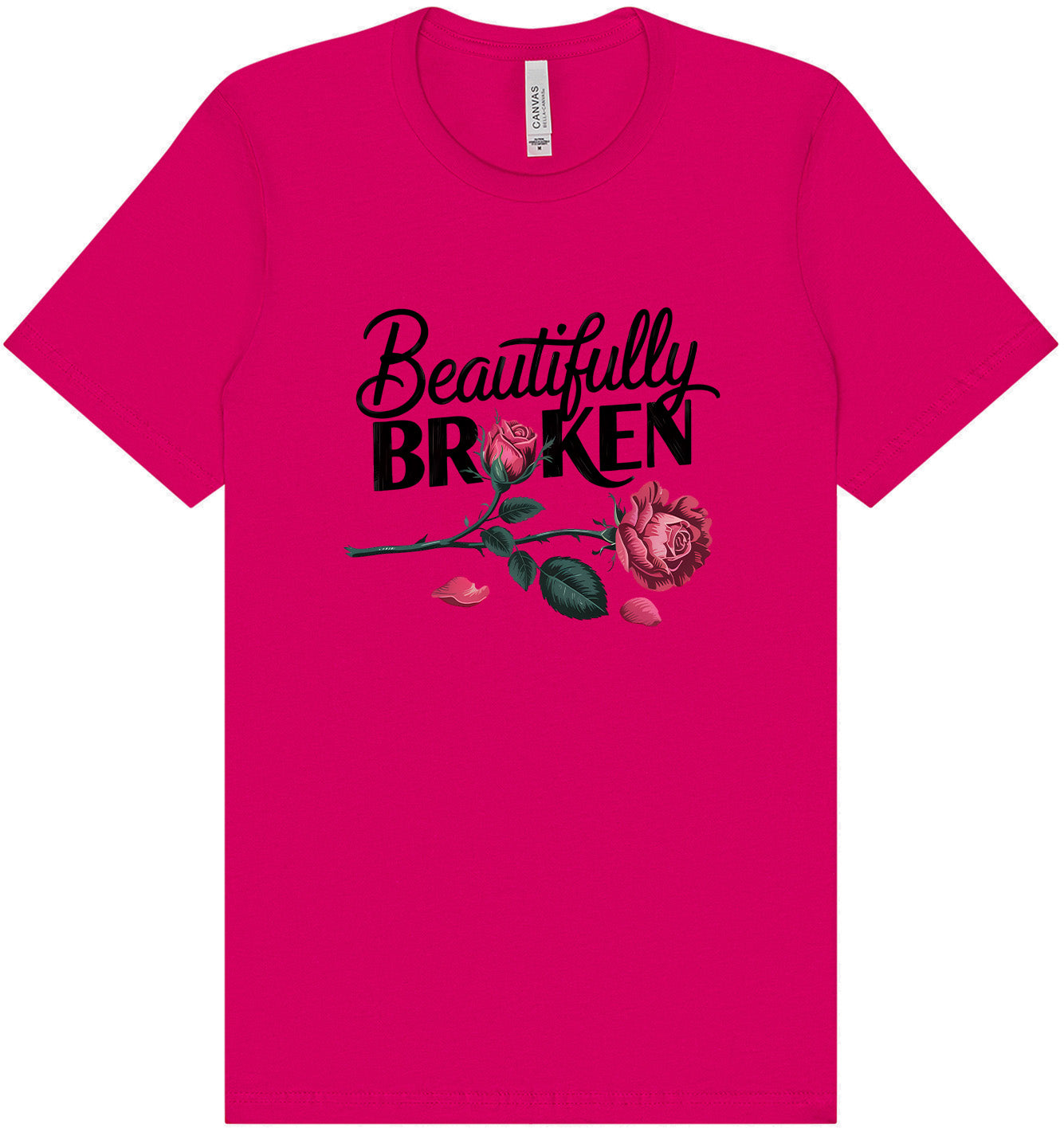 Beautifully Broken Adult Bella Canvas Shirt