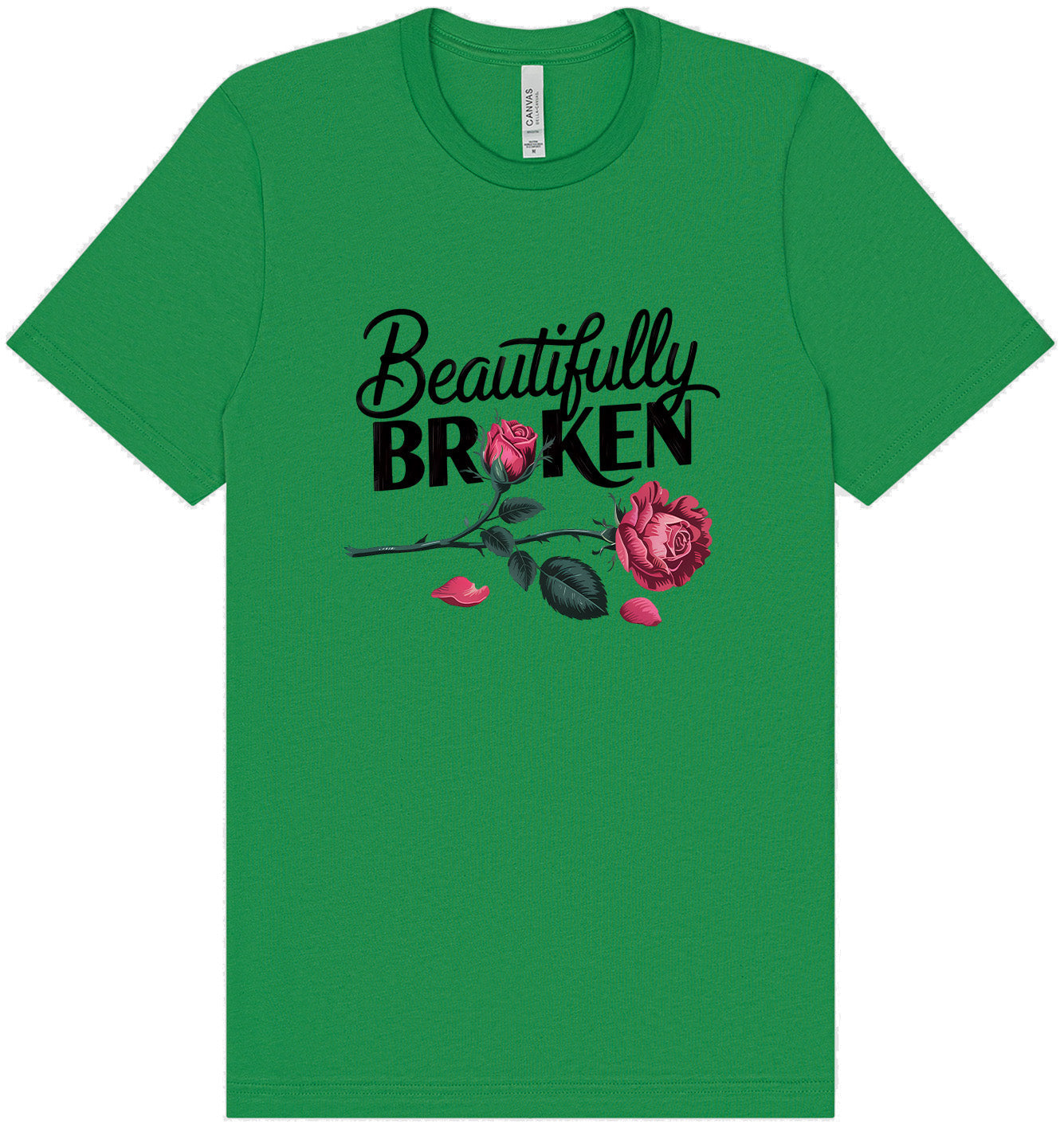 Beautifully Broken Adult Bella Canvas Shirt