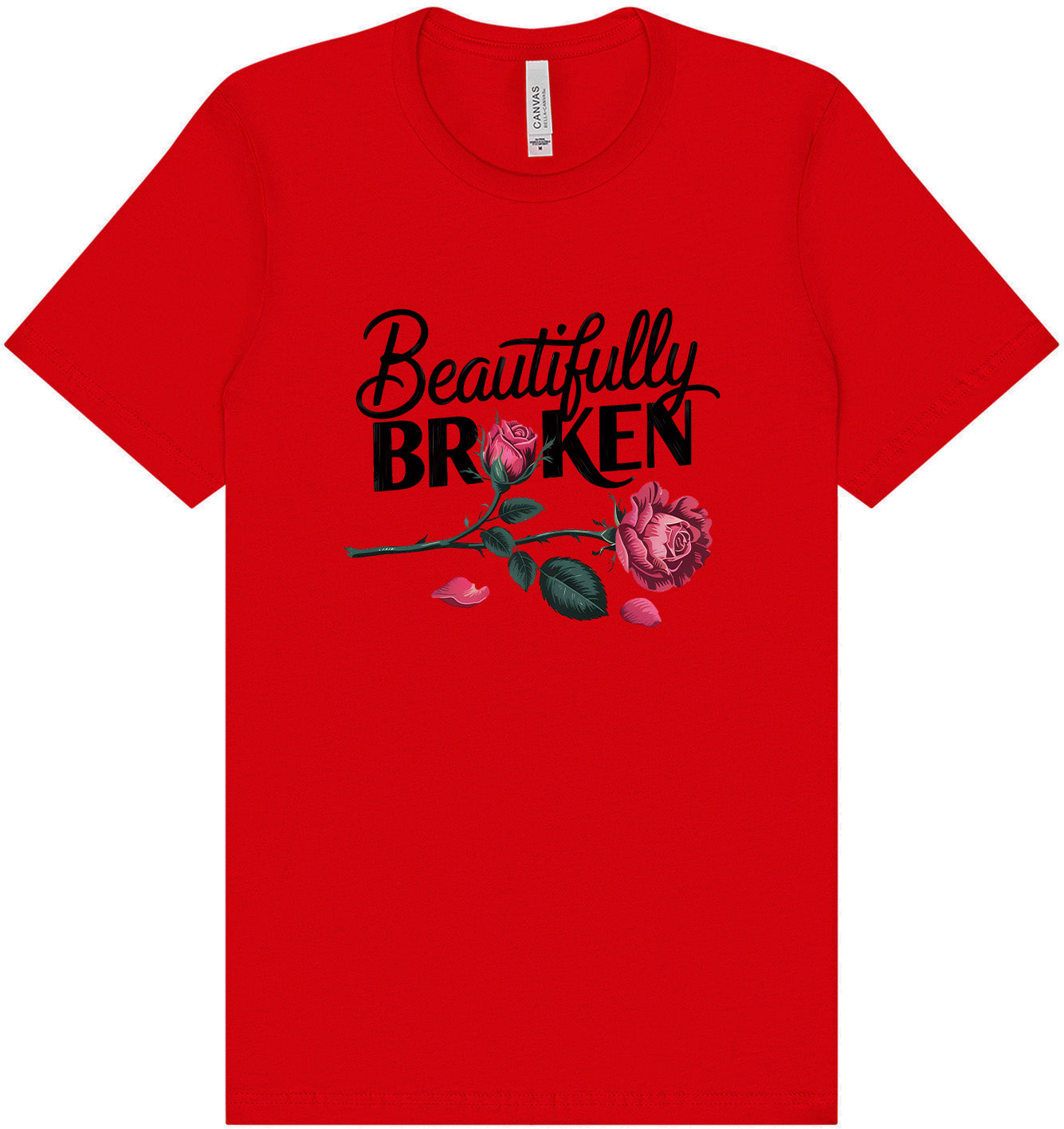 Beautifully Broken Adult Bella Canvas Shirt