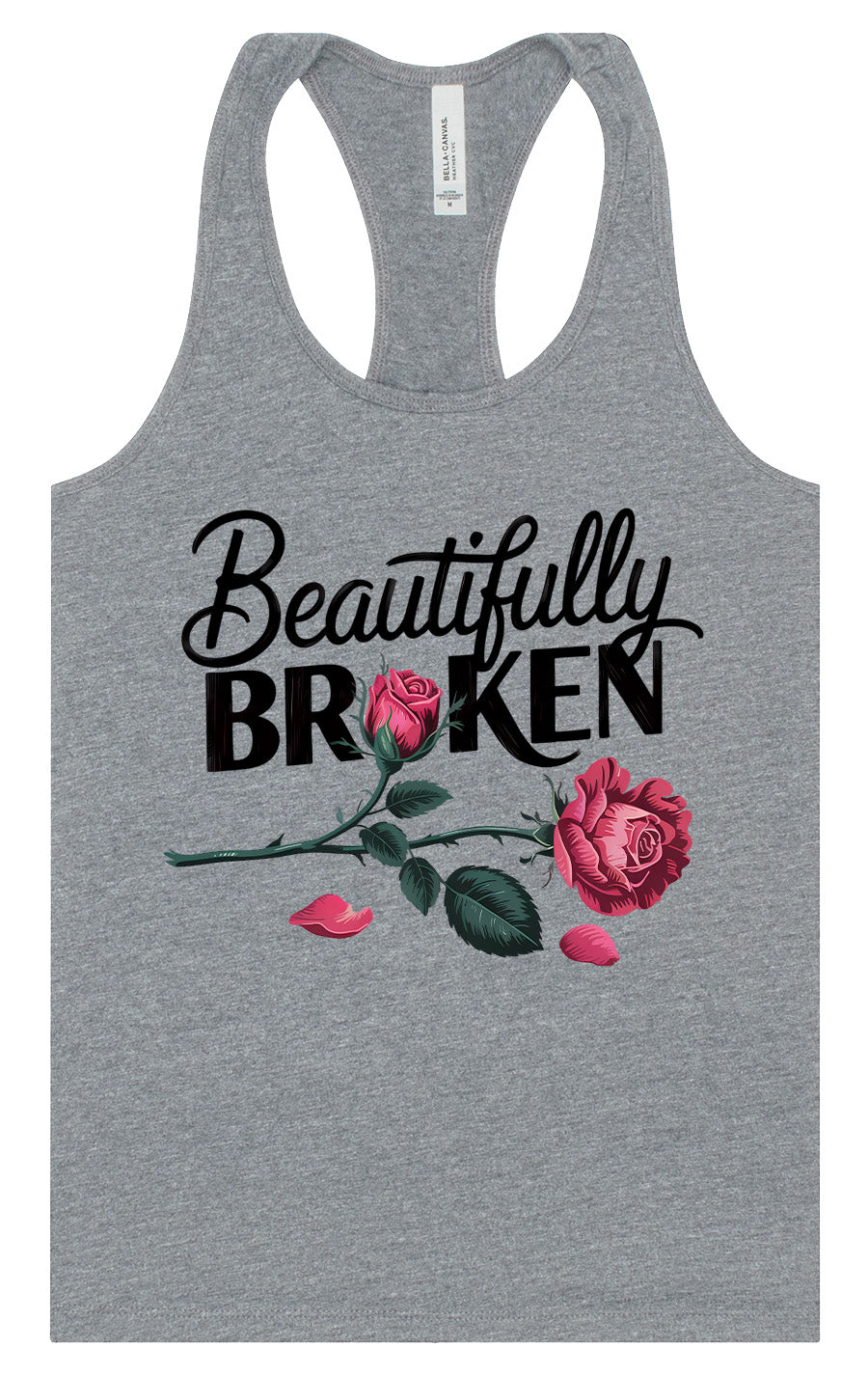 Beautifully Broken Women's Racerback Tank