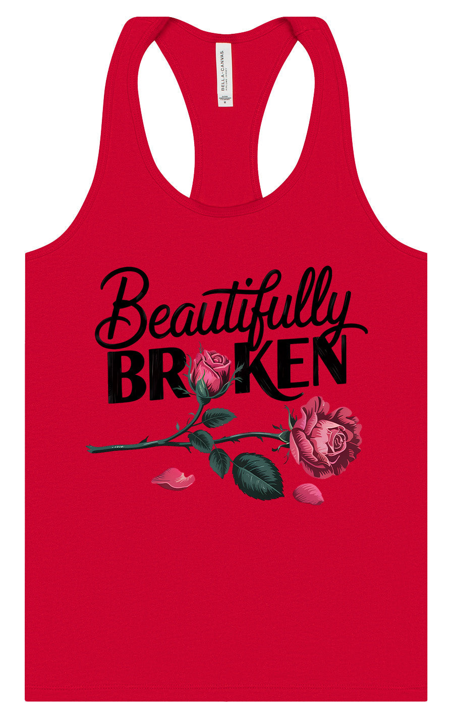 Beautifully Broken Women's Racerback Tank