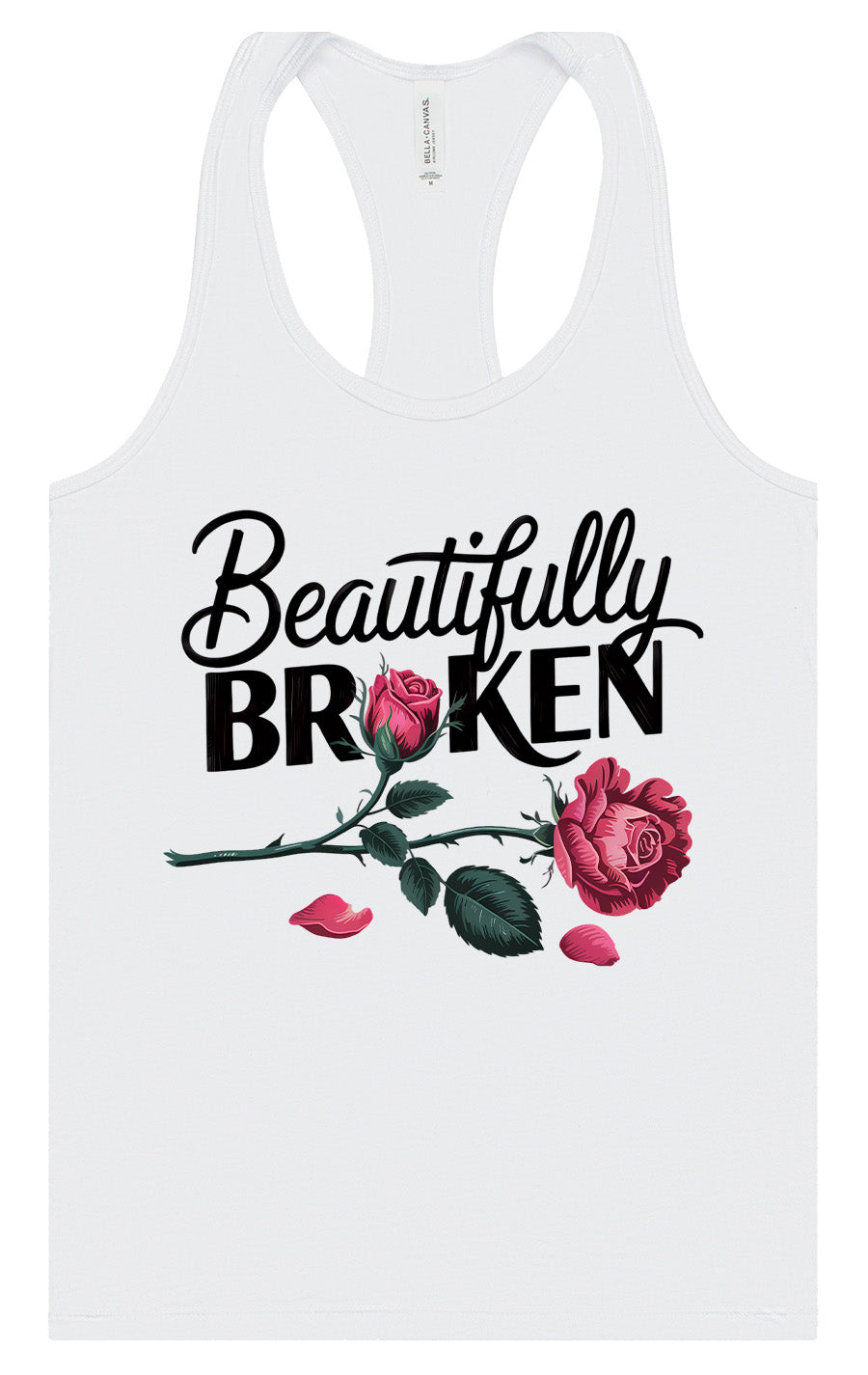Beautifully Broken Women's Racerback Tank