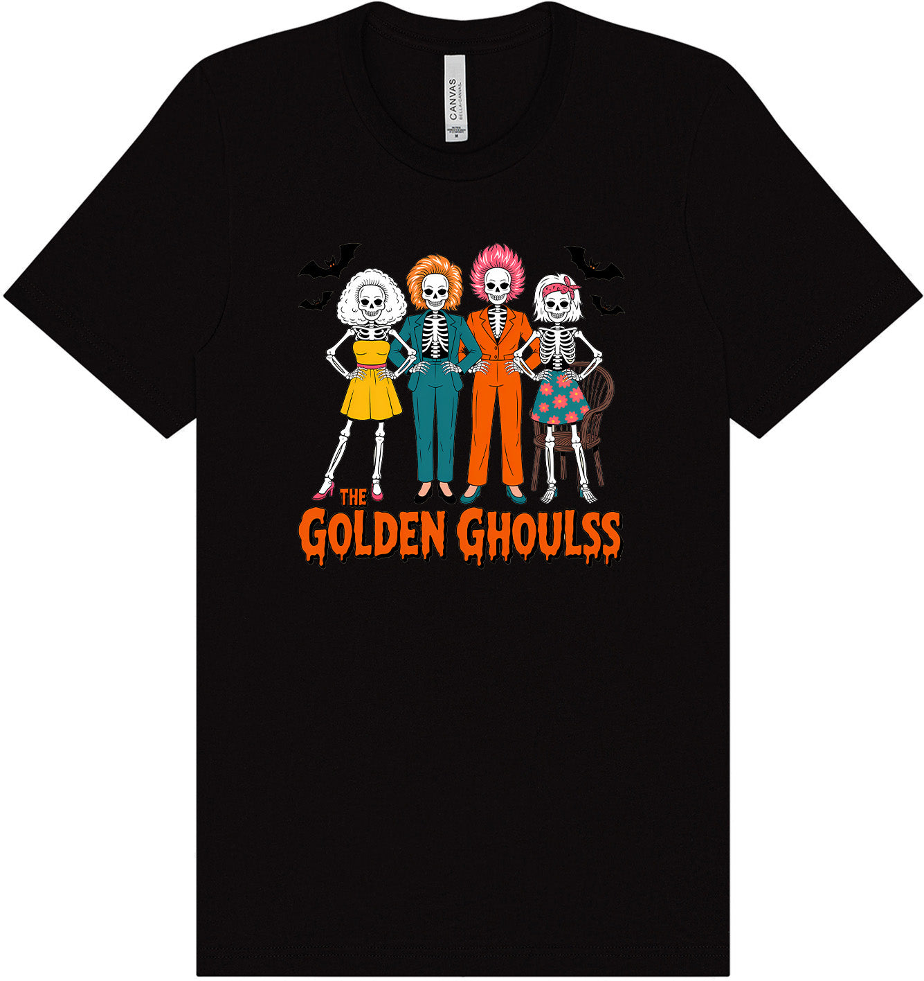 Golden Ghouls Adult Bella Canvas Shirt