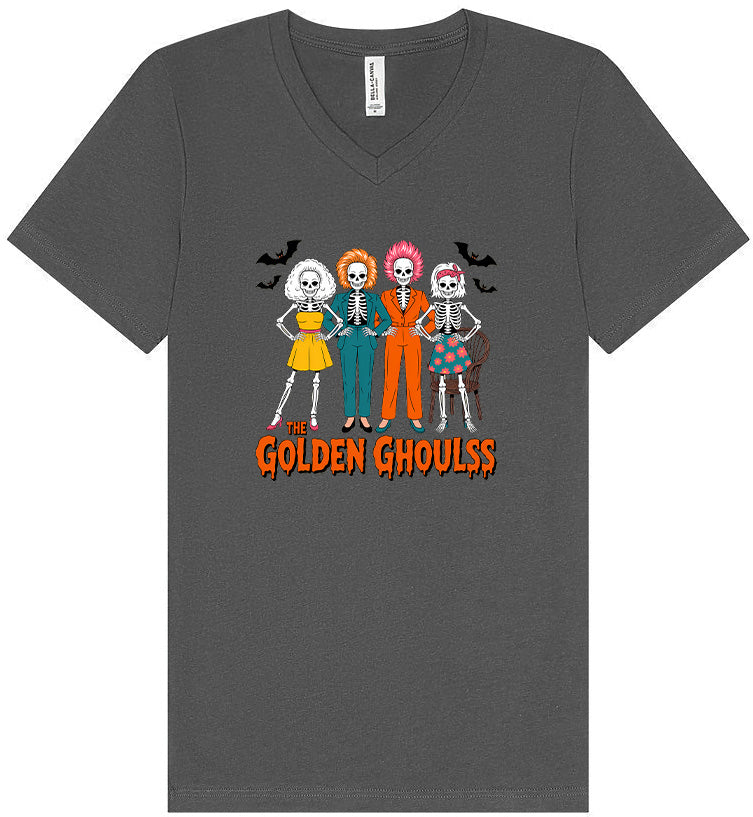 Golden Ghouls Unisex V-Neck Shirt