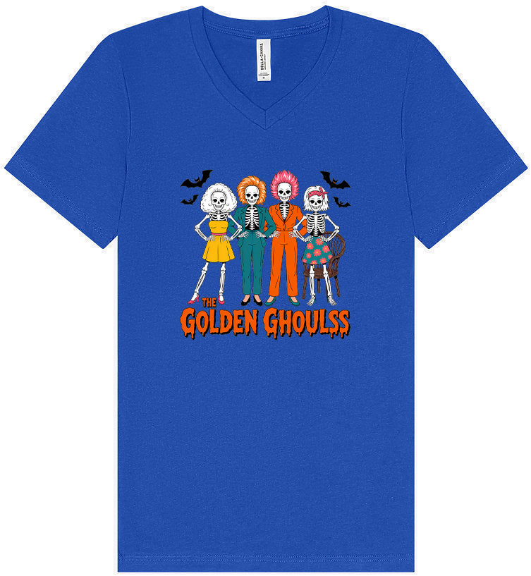Golden Ghouls Unisex V-Neck Shirt