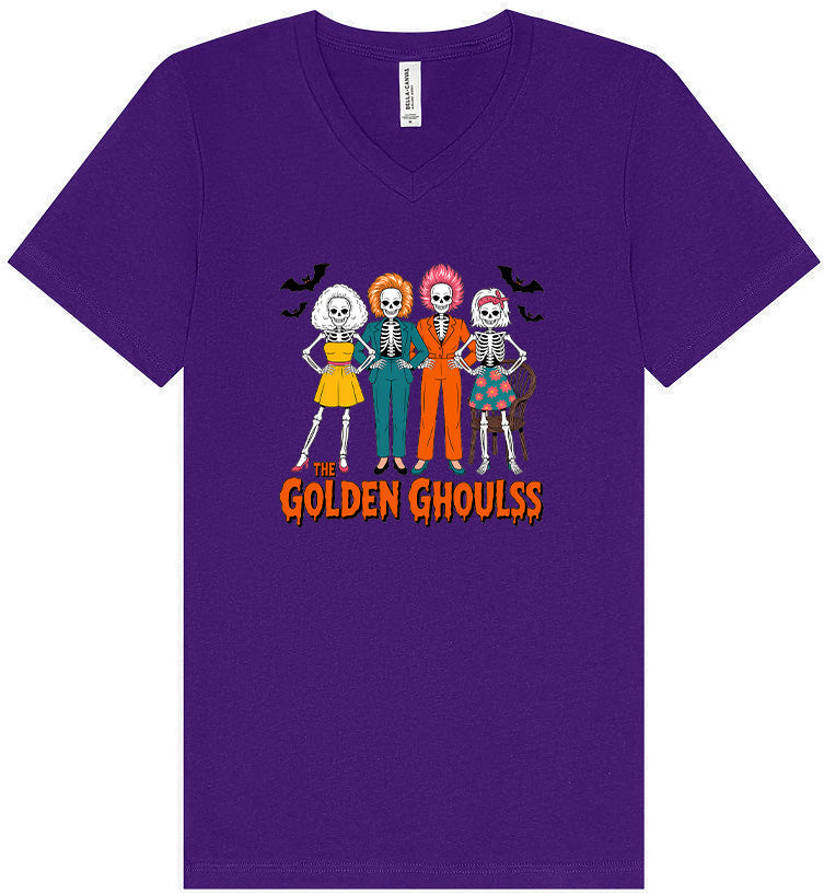 Golden Ghouls Unisex V-Neck Shirt