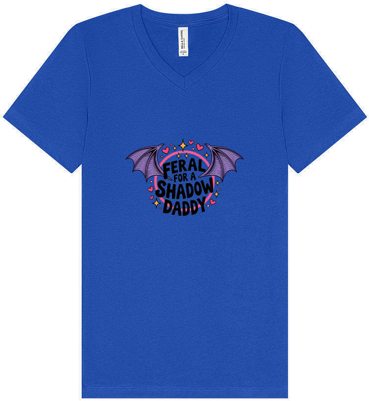 Feral for a Shadow Daddy Unisex V-Neck Shirt