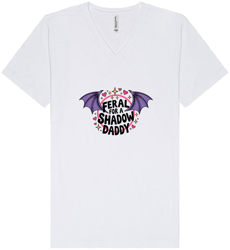 Feral for a Shadow Daddy Unisex V-Neck Shirt