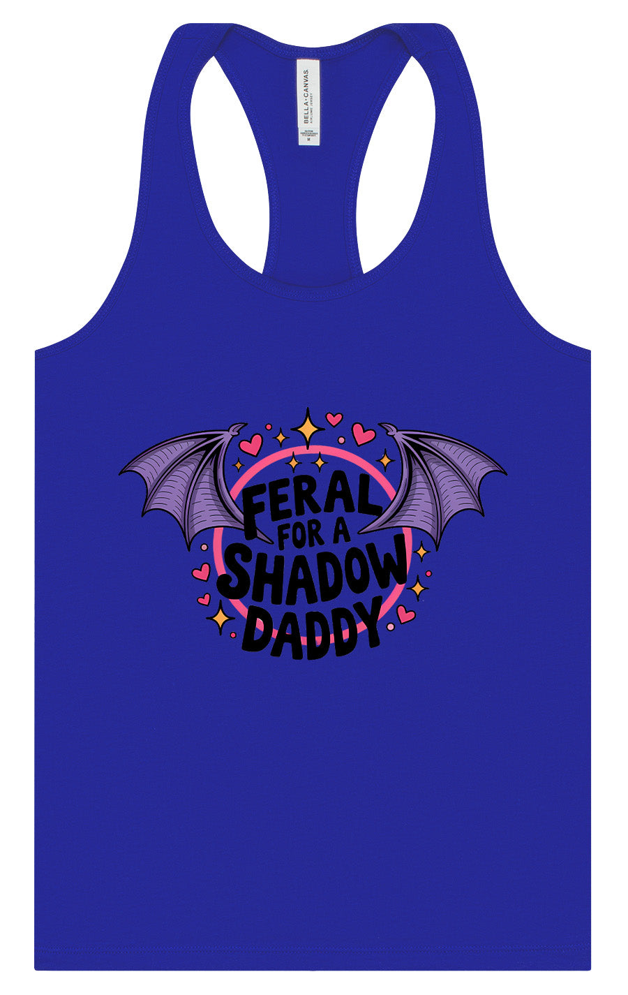 Feral for a Shadow Daddy Women's Racerback Tank