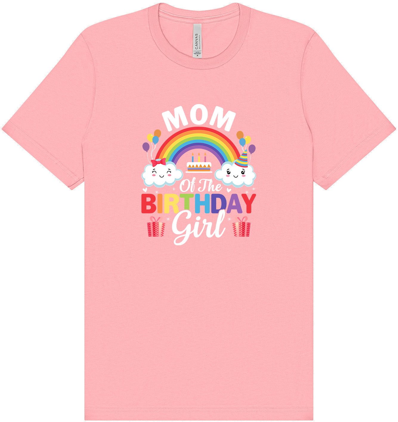 Mom of the Birthday Girl Adult Bella Canvas Shirt