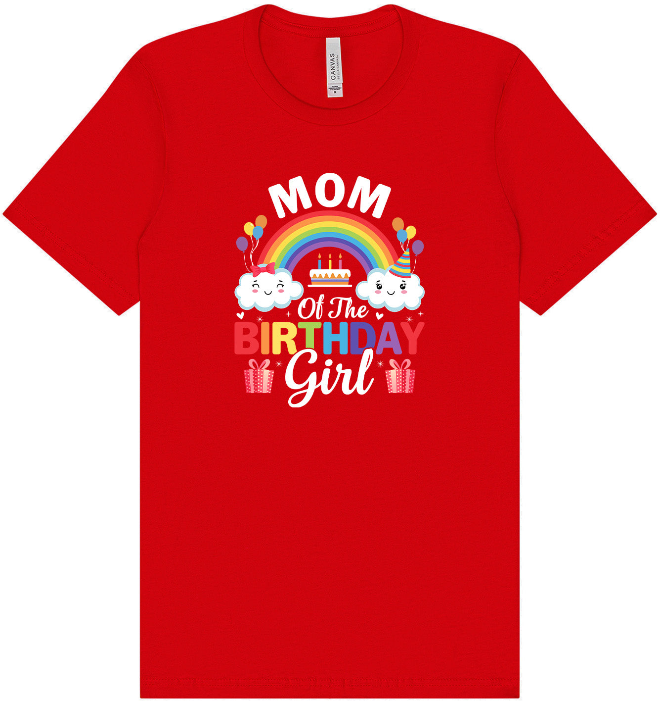 Mom of the Birthday Girl Adult Bella Canvas Shirt