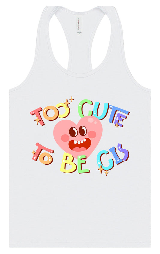 Too Cute to Be CIS Women's Racerback Tank