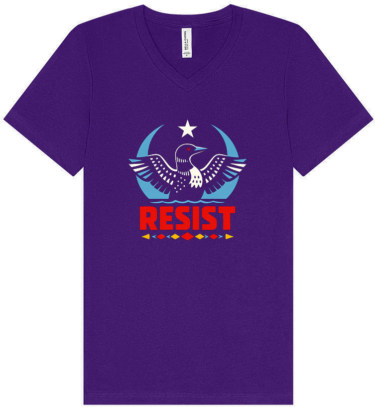 Resist Unisex V-Neck Shirt