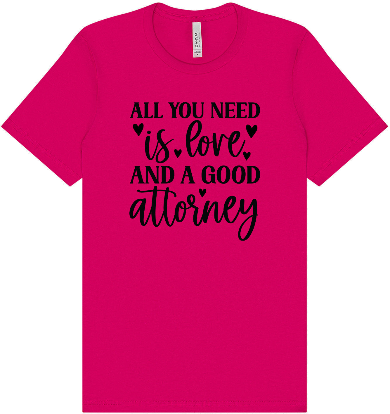 Love and a Good Attorney Adult Bella Canvas Shirt