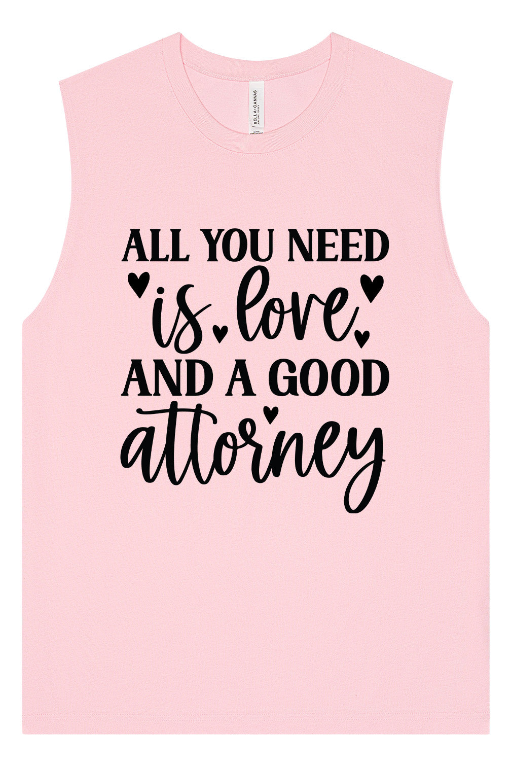 Love and a Good Attorney Muscle Tank