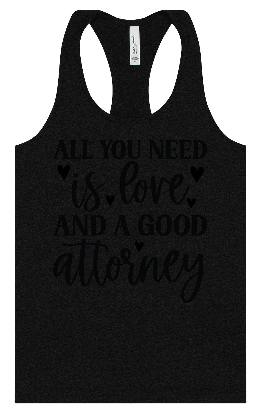 Love and a Good Attorney Women's Racerback Tank