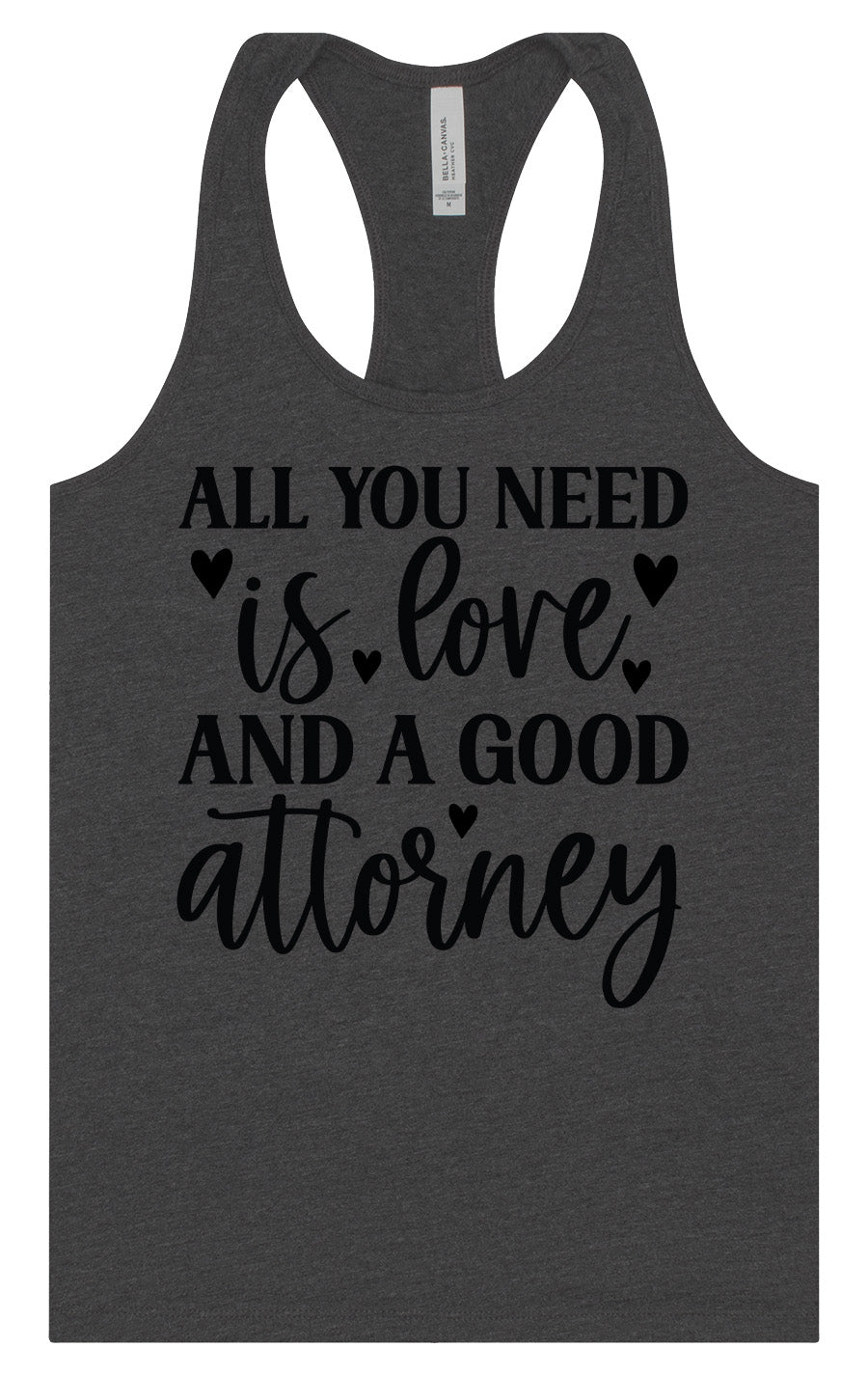 Love and a Good Attorney Women's Racerback Tank