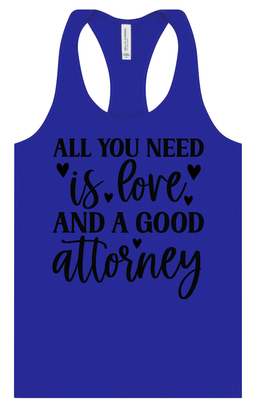 Love and a Good Attorney Women's Racerback Tank